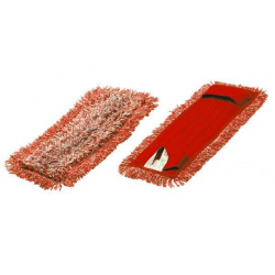 Mikropluošto mopas ilgo siūlo su kišenėlėmis raudonas 40 cm