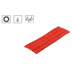 Mikropluošto mopas su kišenėlėmis raudonas 50 cm